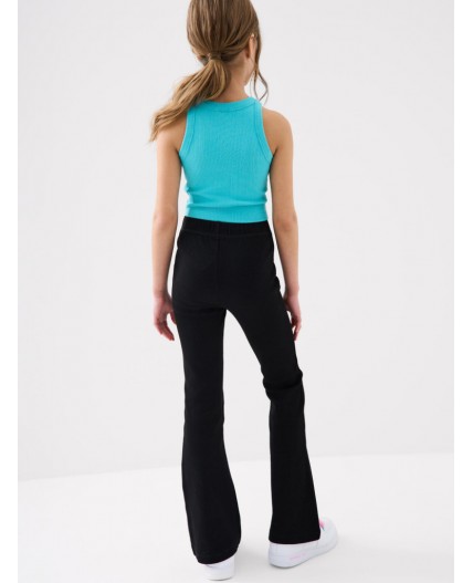 Брюки трикотажные для девочек black