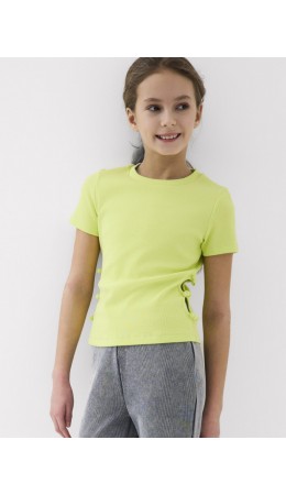 Джемпер трикотажный для девочек (футболка) yellow