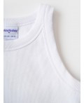 Майка трикотажная для девочек, 2 шт в комплекте yellow, white