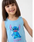 Платье трикотажное для девочек light blue