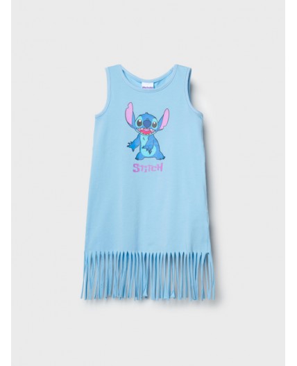 Платье трикотажное для девочек light blue