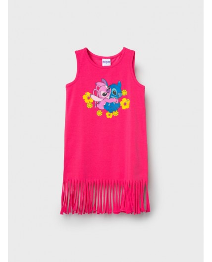 Платье трикотажное для девочек pink neon