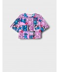 Фуфайка трикотажная для девочек (футболка) multicolor