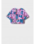 Фуфайка трикотажная для девочек (футболка) multicolor