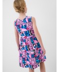 Платье трикотажное для девочек multicolor