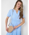 Платье текстильное для женщин light blue