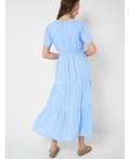 Платье текстильное для женщин light blue