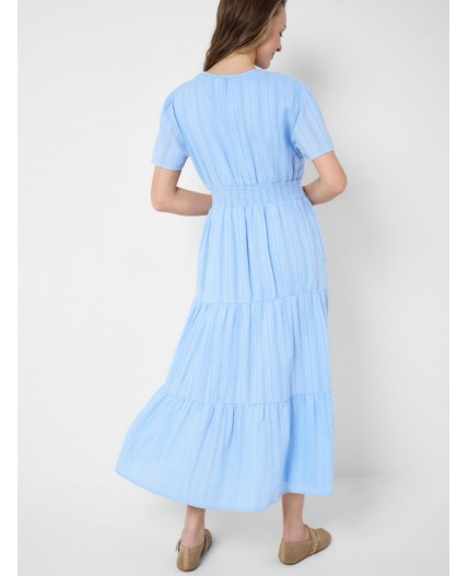 Платье текстильное для женщин light blue