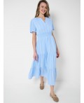 Платье текстильное для женщин light blue
