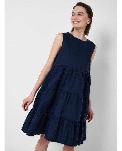 Платье текстильное для женщин dark blue