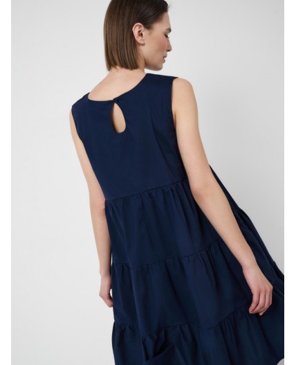 Платье текстильное для женщин dark blue