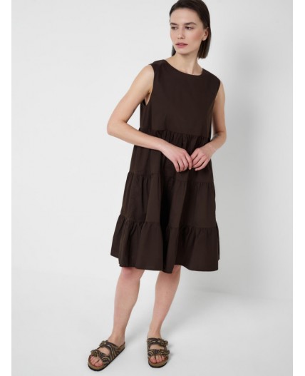 Платье текстильное для женщин brown