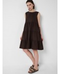 Платье текстильное для женщин brown