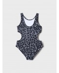Купальник трикотажный для девочек black, grey