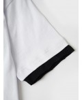 Фуфайка трикотажная для мальчиков (футболка) white, black