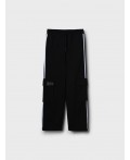 Брюки трикотажные для мальчиков black