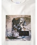 Фуфайка трикотажная для мальчиков (футболка) white