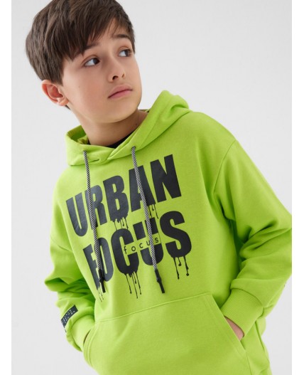 Толстовка трикотажная для мальчиков light green