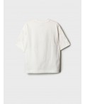 Фуфайка трикотажная для мальчиков (футболка) white