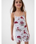 Пижама трикотажная для девочек multicolor