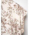 Пижама текстильная для женщин white, milk, brown