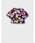 Фуфайка трикотажная для девочек (футболка) multicolor