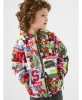 Куртка текстильная с полиуретановым покрытием для мальчиков (ветровка) multicolor