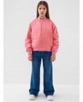 Куртка текстильная для девочек (бомбер) pink