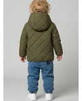 Куртка детская текстильная с полиуретановым покрытием для мальчиков dark green