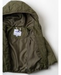 Куртка детская текстильная с полиуретановым покрытием для мальчиков dark green
