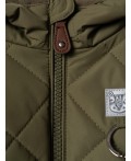Куртка детская текстильная с полиуретановым покрытием для мальчиков dark green