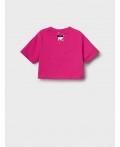 Фуфайка трикотажная для девочек (футболка) pink