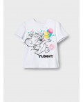 Фуфайка трикотажная для девочек (футболка) white