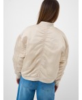 Куртка текстильная для женщин (бомбер) beige