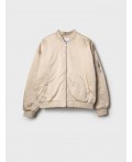Куртка текстильная для женщин (бомбер) beige
