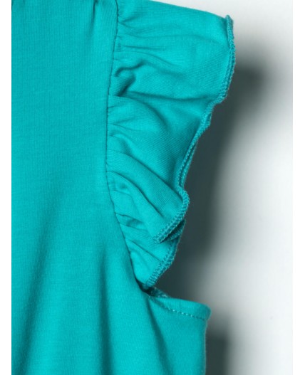 Комбинезон трикотажный для девочек turquoise