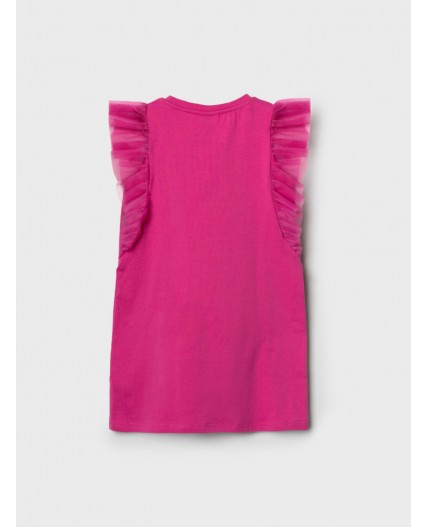 Платье трикотажное для девочек pink