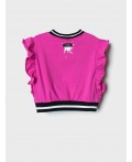Джемпер трикотажный для девочек (футболка) pink