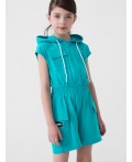 Комбинезон трикотажный для девочек turquoise