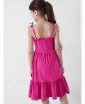 Сарафан трикотажный для девочек pink
