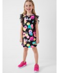 Платье трикотажное для девочек multicolor