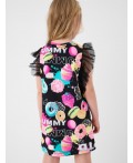 Платье трикотажное для девочек multicolor