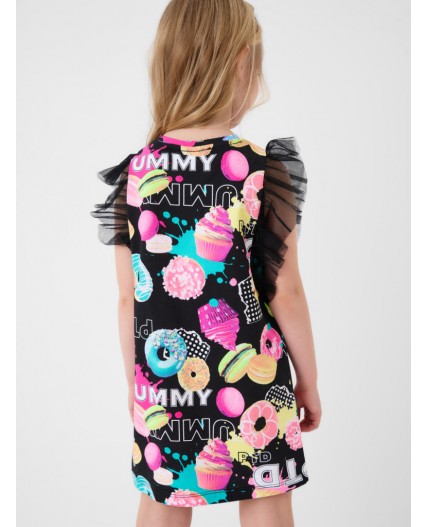 Платье трикотажное для девочек multicolor