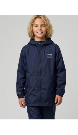 Куртка водонепроницаемая с полиуретановым покрытием для мальчиков тёмно-синий