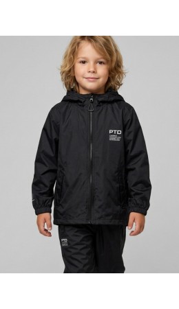 Куртка водонепроницаемая с полиуретановым покрытием для мальчиков черный