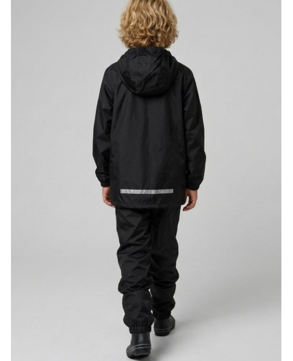 Брюки водонепроницаемые с полиуретановым покрытием для мальчиков черный