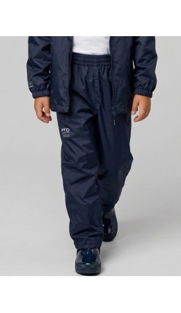 Брюки водонепроницаемые с полиуретановым покрытием для мальчиков тёмно-синий