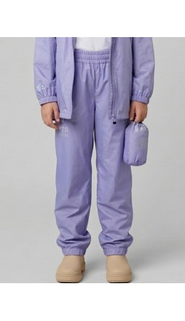 Брюки водонепроницаемые с полиуретановым покрытием для мальчиков сиреневый