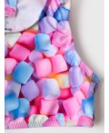 Купальный костюм трикотажный для девочек multicolor