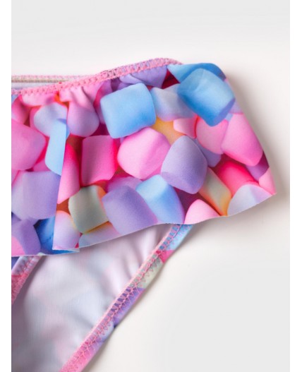 Купальный костюм трикотажный для девочек multicolor